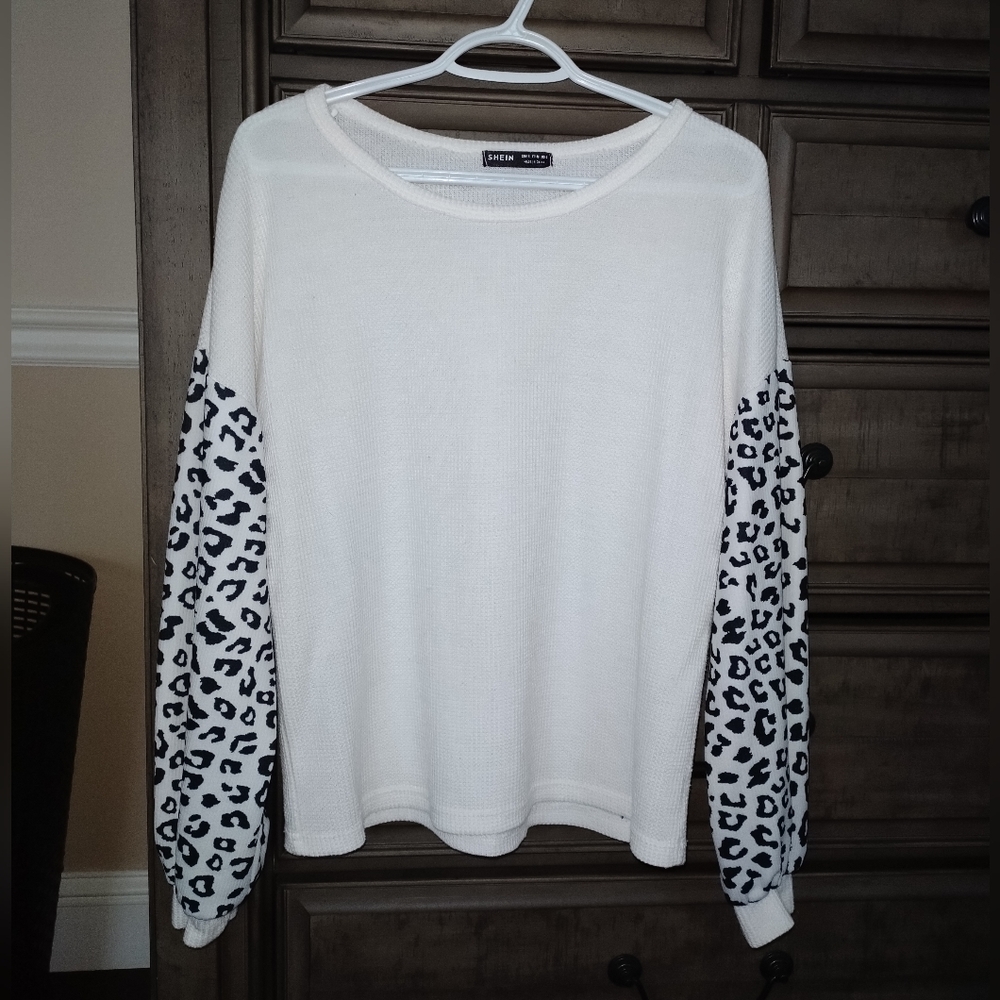 SHEIN loose fitting long sleeved shirt